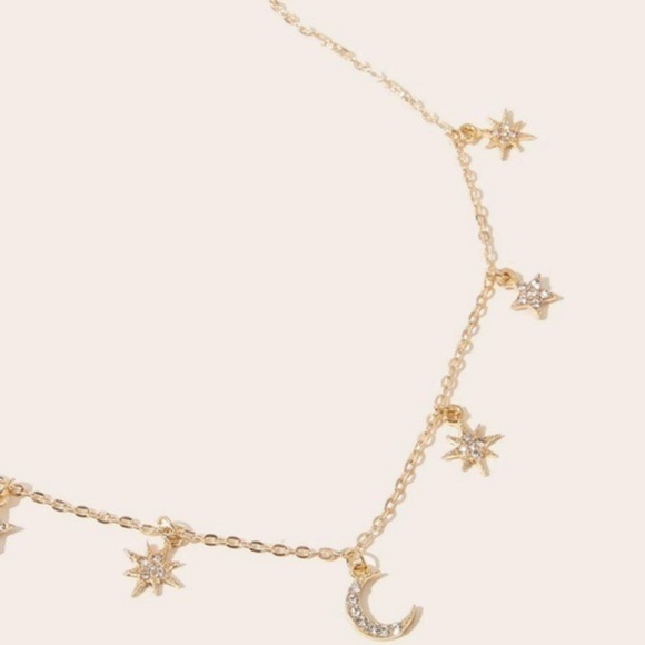 3/$30 💛 Moon and Stars Choker - Picture 3 of 4